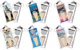 Virginia Beach FootWhere® Souvenir Zipper-Pull. 72 pieces/6 assorted styles.