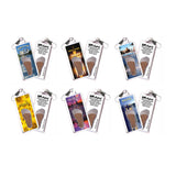 Wichita, KS FootWhere® Souvenir Zipper-Pull. 72 pieces/6 assorted styles.