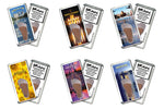 Load image into Gallery viewer, Wichita, KS FootWhere Souvenir Magnet. 72 pieces/6 assorted styles.