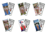Williamsburg, VA FootWhere® Souvenir Magnet. 72 pieces/6 assorted styles.