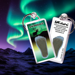 Load image into Gallery viewer, Anchorage FootWhere® Souvenir Keychain. Made in USA

