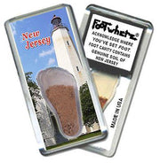 New Jersey FootWhere® Souvenir Magnet. Made in USA-FootWhere® Souvenirs