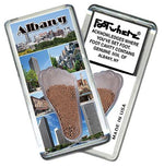 Load image into Gallery viewer, Albany, NY FootWhere® Souvenir Fridge Magnet. Made in USA-FootWhere® Souvenirs
