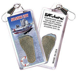 Atlantic City FootWhere® Souvenir Zipper-Pulls. 6 Piece Set. Made in USA-FootWhere® Souvenirs