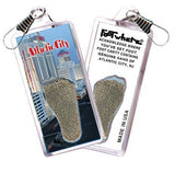 Atlantic City FootWhere® Souvenir Zipper-Pulls. 6 Piece Set. Made in USA-FootWhere® Souvenirs