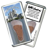 Amsterdam FootWhere® Souvenir Fridge Magnets. 6 Piece Set. Made in USA-FootWhere® Souvenirs