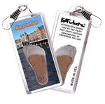 Load image into Gallery viewer, Amsterdam FootWhere® Souvenir Zipper-Pulls. 6 Piece Set. Made in USA-FootWhere® Souvenirs
