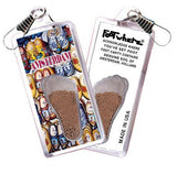Amsterdam FootWhere® Souvenir Zipper-Pull. Made in USA-FootWhere® Souvenirs