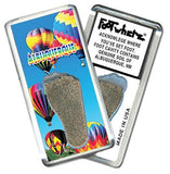 Albuquerque FootWhere® Souvenir Fridge Magnet. Made in USA-FootWhere® Souvenirs