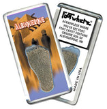 Albuquerque FootWhere® Souvenir Fridge Magnet. Made in USA-FootWhere® Souvenirs