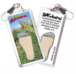 Load image into Gallery viewer, Aruba FootWhere® Souvenir Zipper-Pulls. 6 Piece Set. Made in USA-FootWhere® Souvenirs
