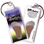 Load image into Gallery viewer, Asheville, NC FootWhere® Souvenir Key Chain. Made in USA-FootWhere® Souvenirs
