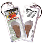 Load image into Gallery viewer, Asheville, NC FootWhere® Souvenir Key Chain. Made in USA-FootWhere® Souvenirs
