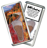 Asheville, NC FootWhere® Souvenir Fridge Magnets. 6 Piece Set. Made in USA-FootWhere® Souvenirs