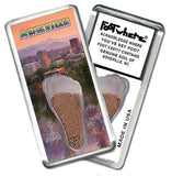 Asheville, NC FootWhere® Souvenir Fridge Magnets. 6 Piece Set. Made in USA-FootWhere® Souvenirs
