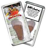 Asheville, NC FootWhere® Souvenir Magnet. Made in USA-FootWhere® Souvenirs