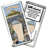 Athens, Greece FootWhere® Souvenir Fridge Magnets. 6 Piece Set. Made in USA-FootWhere® Souvenirs