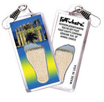 Load image into Gallery viewer, Athens, Greece FootWhere® Souvenir Zipper-Pull. Made in USA-FootWhere® Souvenirs
