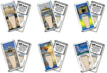Load image into Gallery viewer, Athens, Greece FootWhere® Souvenir Fridge Magnets. 6 Piece Set. Made in USA-FootWhere® Souvenirs
