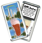 Atlanta FootWhere® Souvenir Magnet. Made in USA-FootWhere® Souvenirs
