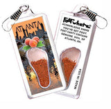 Atlanta FootWhere® Souvenir Zipper-Pulls. 6 Piece Set. Made in USA-FootWhere® Souvenirs