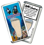 Load image into Gallery viewer, Barbados FootWhere® Souvenir Fridge Magnets. 6 Piece Set. Made in USA-FootWhere® Souvenirs
