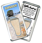 Load image into Gallery viewer, Barbados FootWhere® Souvenir Magnet. Made in USA-FootWhere® Souvenirs
