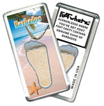 Load image into Gallery viewer, Barbados FootWhere® Souvenir Fridge Magnets. 6 Piece Set. Made in USA-FootWhere® Souvenirs
