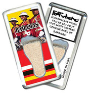 Bahamas FootWhere® Souvenir Fridge Magnet. Made in USA-FootWhere® Souvenirs
