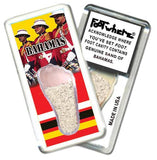 Bahamas FootWhere® Souvenir Fridge Magnets. 6 Piece Set. Made in USA-FootWhere® Souvenirs