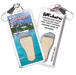 Load image into Gallery viewer, Bahamas FootWhere® Souvenir Lanyard. Made in USA-FootWhere® Souvenirs
