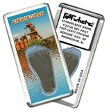 Birmingham FootWhere® Souvenir Fridge Magnets. 6 Piece Set. Made in USA-FootWhere® Souvenirs