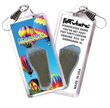 Birmingham FootWhere® Souvenir Zipper-Pull. Made in USA-FootWhere® Souvenirs