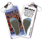 Load image into Gallery viewer, Birmingham FootWhere® Souvenir Zipper-Pull. Made in USA-FootWhere® Souvenirs
