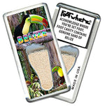 Load image into Gallery viewer, Belize FootWhere® Souvenir Fridge Magnets. 6 Piece Set. Made in USA - FootWhere® Souvenir Shop
