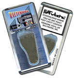 Baltimore FootWhere® Souvenir Magnet. Made in USA-FootWhere® Souvenirs