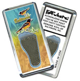 Baltimore FootWhere® Souvenir Magnet. Made in USA-FootWhere® Souvenirs