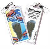 Baltimore FootWhere® Souvenir Zipper-Pull. Made in USA-FootWhere® Souvenirs
