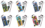 Load image into Gallery viewer, Baltimore FootWhere® Souvenir Zipper-Pulls. 6 Piece Set. Made in USA-FootWhere® Souvenirs
