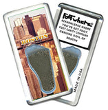 Boston FootWhere® Souvenir Fridge Magnets. 6 Piece Set. Made in USA-FootWhere® Souvenirs