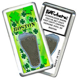 Boston FootWhere® Souvenir Fridge Magnets. 6 Piece Set. Made in USA-FootWhere® Souvenirs