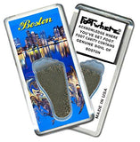 Boston FootWhere® Souvenir Fridge Magnets. 6 Piece Set. Made in USA-FootWhere® Souvenirs