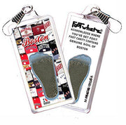 Boston FootWhere® Souvenir Zipper-Pull. Made in USA-FootWhere® Souvenirs