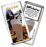 Boise FootWhere® Souvenir Fridge Magnet. Made in USA-FootWhere® Souvenirs