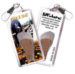 Load image into Gallery viewer, Boise FootWhere® Souvenir Zipper-Pulls. 6 Piece Set. Made in USA-FootWhere® Souvenirs
