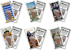 Load image into Gallery viewer, Boise FootWhere® Souvenir Fridge Magnets. 6 Piece Set. Made in USA-FootWhere® Souvenirs
