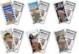 Boise FootWhere® Souvenir Fridge Magnets. 6 Piece Set. Made in USA-FootWhere® Souvenirs