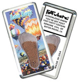 Baton Rouge, LA FootWhere® Souvenir Fridge Magnet. Made in USA-FootWhere® Souvenirs