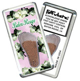 Baton Rouge, LA FootWhere® Souvenir Fridge Magnet. Made in USA-FootWhere® Souvenirs