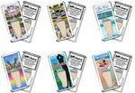 Load image into Gallery viewer, Boca Raton FootWhere® Souvenir Fridge Magnet. 6 Piece Set. Made in USA-FootWhere® Souvenirs
